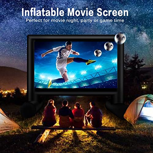 Pantalla De Proyector Inflable De 14 Pies Exteriores, P...