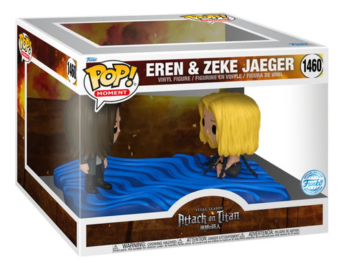 Pop Moment Eren & Zeke Jaeger N°1460 (attack On Titan)