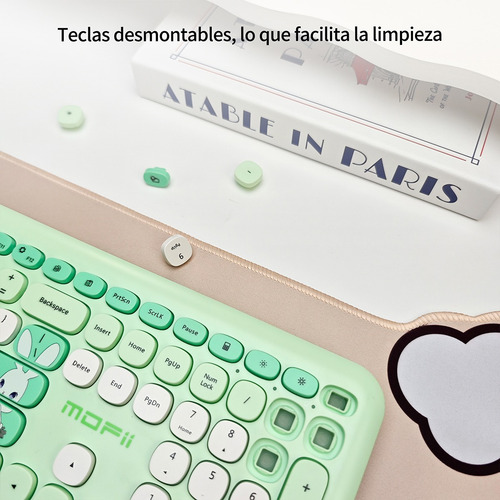 Juego De Teclado Y Ratón Mofii 606pro En Verde