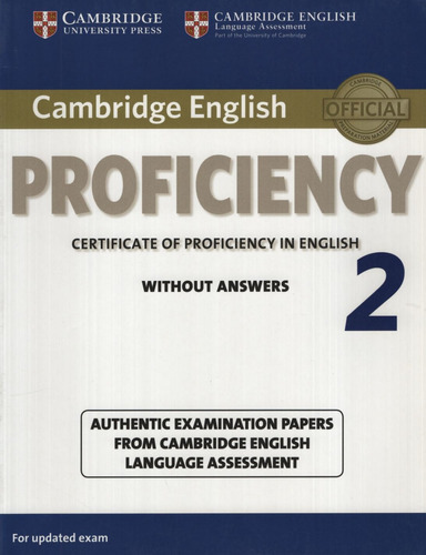 Cambridge English Proficiency 2 - Student's Book No Key