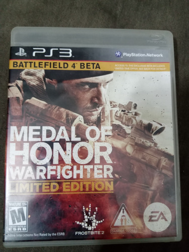 Medal Of Honor Warfighter Edición Limitada Ps3