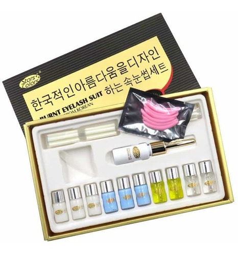 Imagen 3 de 6 de Kit De Permanente Lifting Pestañas Star Color + 60 Cepillos