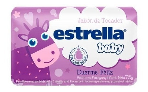 Jabon Tocador Estrella Baby Feliz 75 Grs