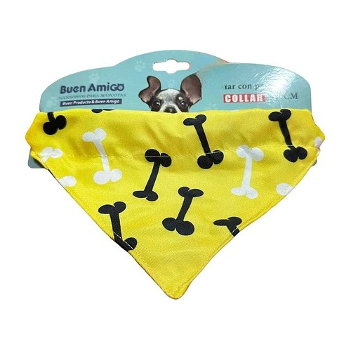 Collar Bandana Pañoleta Ajustable Talla M Para Perros 1.5cm