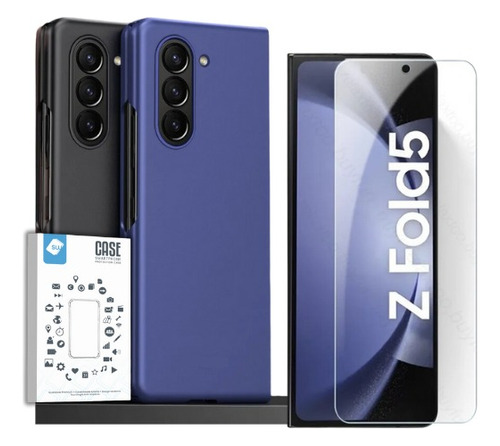 Capa Case Premium Para Galaxy Z Fold 5 + Pelicula Hydrogel 