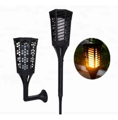 Antorcha Farol Solar Con Luz Led Para Jardin 