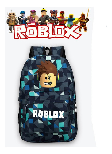 Mochila Unisex Roblox Para Estudiantes Adolescentes