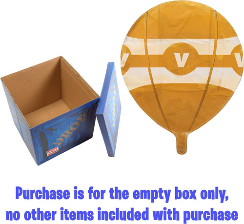 Campliner Caja De Botín Grande A Juego Con Globo Amarillo -