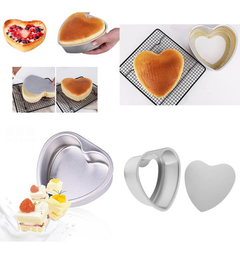 2 Aleación De Aluminio En Forma De Corazón Extraíble