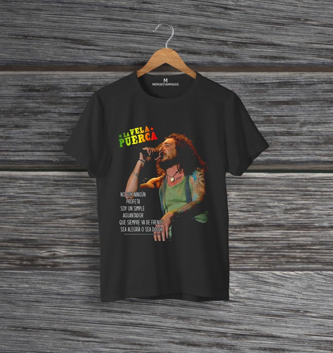 Imagen 2 de 2 de Remera: La Vela Puerca M3 Memoestampados