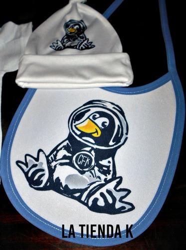 Imagen 6 de 10 de Combo Babero Y Gorritos Kirchneristas Peronistas Pingüinos
