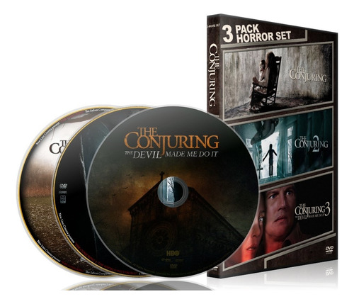 El Conjuro - Trilogia Completa - Saga Dvd (3 Films)