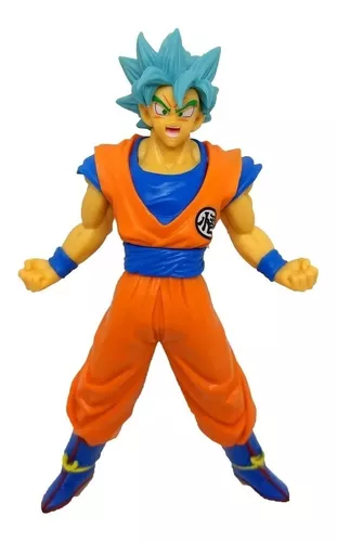 Kit 2x Goku Dragon Ball - Goku Cabelo Preto + Super Sayajin