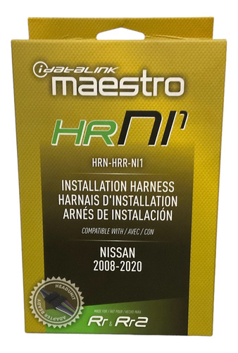 Arnés De Instalación Para Nissan Idatalink Maestro Hrni1