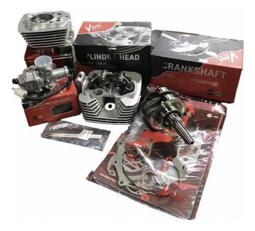 Kit Motor Cg Gs 200 Vini Con Cigüeñal Reforzado -thormoto-