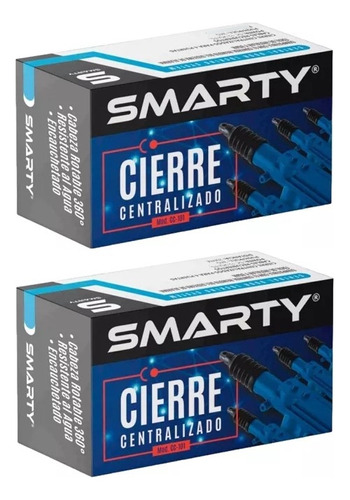 Pack 2 Kit Cierre Centralizado 4 Puertas Alta Calidad Smarty