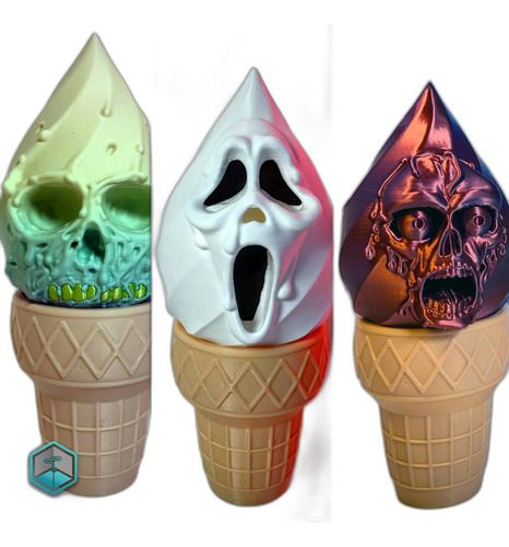 Grito Y Sustos: Skull, Zombie Y Ghostface