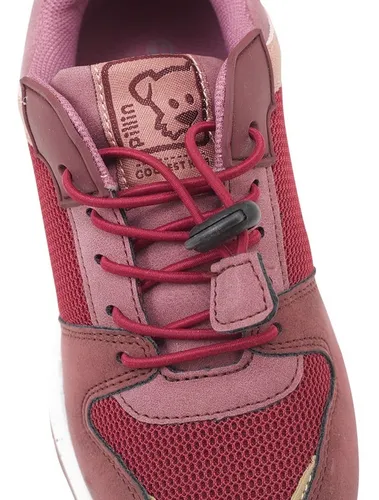 Zapatilla Urbana De Niña Cordones Elástico Pillin