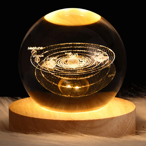 I Lámpara 3d Galaxy Ball Crystal Galaxy Galaxy Galaxy