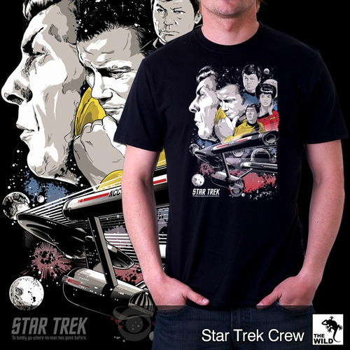 Remera De Pelicula Star Trek Crew
