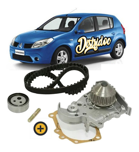 Kit Distribución Skf C/bomba Renault Sandero 1.6 8v H/ 2010