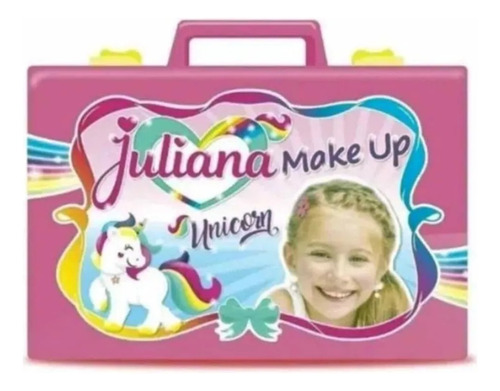 Juguete Valija Juliana Make Up Unicorn Accesorios Pinturas