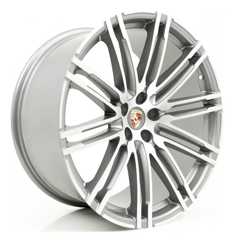 Rodas 21 Porsche Macan Turbo S 5x112 Macan S Macan Gts Cor Grafite Com Diamantado