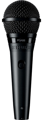 Micrófono Shure PG Alta PGA58-XLR Dinámico Cardioide color negro