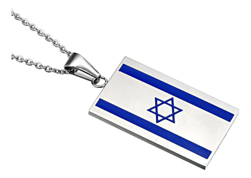 Collar Con La Bandera De Israel, Apoyo Israelí, Judío Y Esta