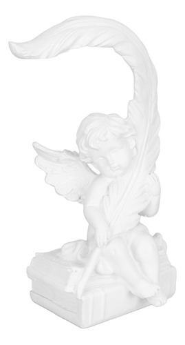 Figura De Resina Con Forma De Estatua De Ángel Blanco, Decor