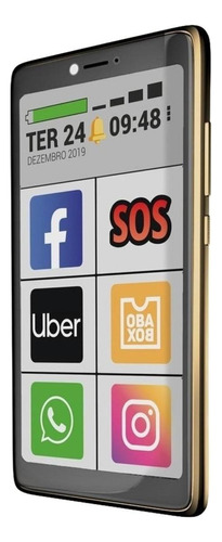 Obabox ObaSmart 3 Dual SIM 32 GB ouro 1 GB RAM