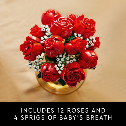 Lego 10328 Bouquet De Rosas Artificiales Decoracion Adulta