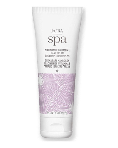 Jafra Spa Crema Manos Con Niacinamida Y Vitamina E Fps 15