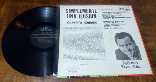 Gilberto Monroig Simplemente Una Ilusion Disco Lp Vinilo Usa (Usado)