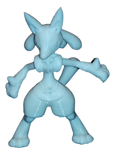 Impresion 3d Pokemon Lucario 10 Cm