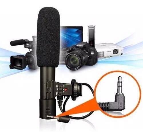 Micrófono direccional profesional para cámaras de videocámara DSLR