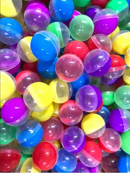 500 Capsulas Esferas De 2 Pulgadas Chiclera Colores