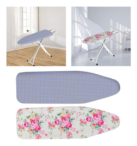 Tabla De Planchar Elástica De 2 Piezas, Funda Acolchada,