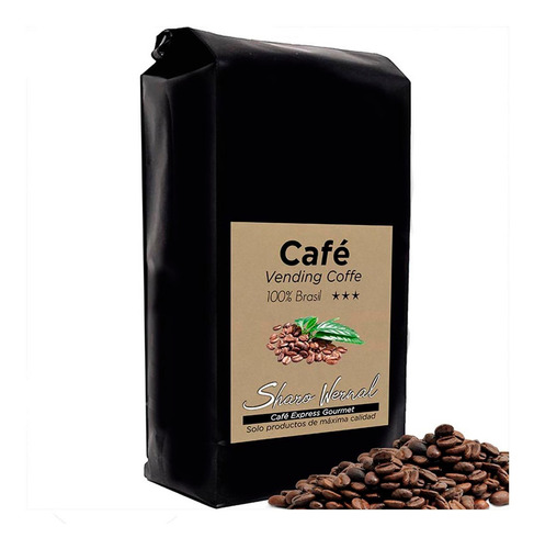 Grano Café Brasil Vending Máquina Expreso Sharo Wernal 500g.