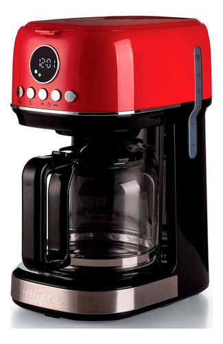 Cafeteira Ariete Americana Moderna Vermelha - 00m13960 Cor Vermelho 127v