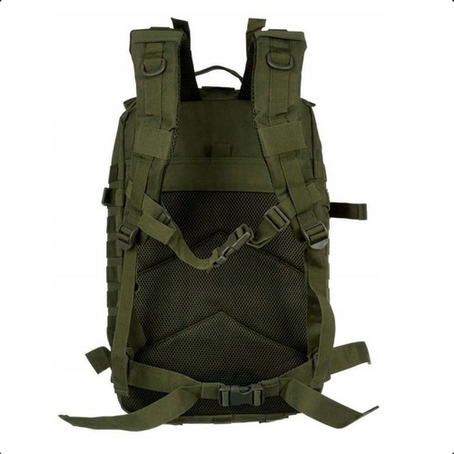 Mochila Tática Impermeável 50 Litros Cor Preto Black Patch Cor Verde Liso Desenho Do Tecido Escura V Camuflada
