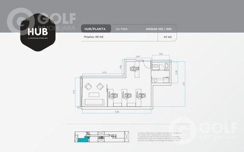 Vendo O Alquilo Oficina De 40m2 A Estrenar, Hacia Atrás, Garaje Opcional, Sala De Reuniones, Pocitos