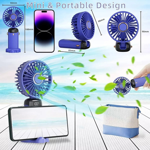 Mini Fan/mini Usb Ventilador N15 5000mah Genuino Cantidad De Aspas 5 Estructura Morado Aspas Morado Diámetro 9 Cm Frecuencia 25 Material De Las Aspas Abs