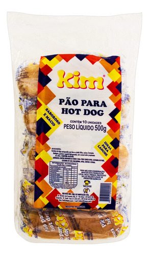 Pão para Hot-Dog Kim Pacote 500g
