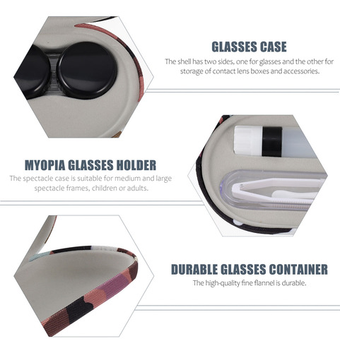 Estuche Para Gafas De Doble Capa, Funda Para Lentes (assorte