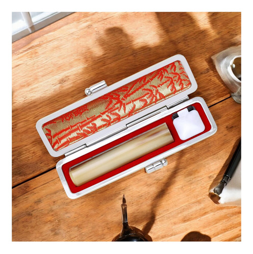 Case De Sellos De Hanko Japonés Pu, Caja De Sello De Nombre