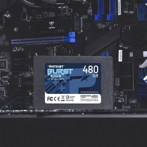 Imagen 7 de 8 de Disco Sólido Interno Ssd Patriot Burst Elite 480gb Sata Iii