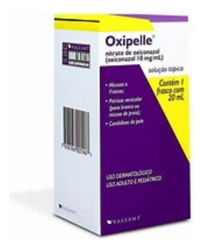 Antimicótico Oxipelle 10mg/ml Solução Tópica 20ml