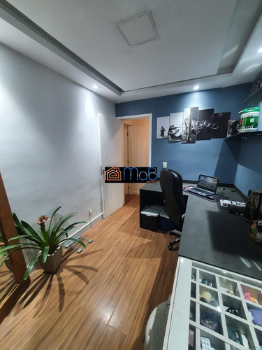 Imagem 7 de 14 de Lindo Apartamento Próximo A Praia Com Suporte Para Home Office - Ap0219