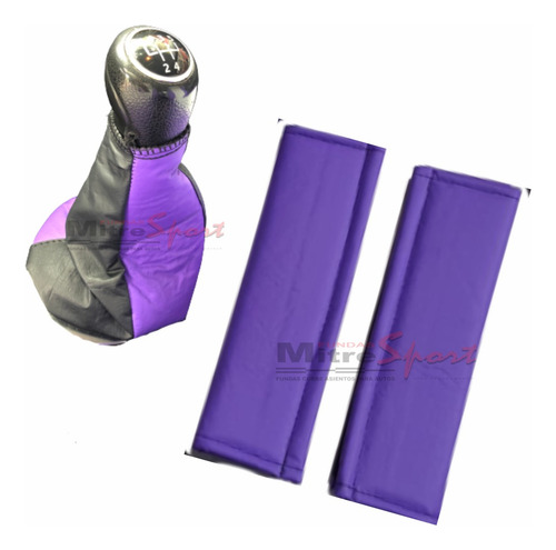 Cubre Volante Brillos+ C/cint.+ C/pal. Violeta- Vw Up